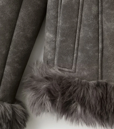 CHAQUETA EFECTO ANTE PELO