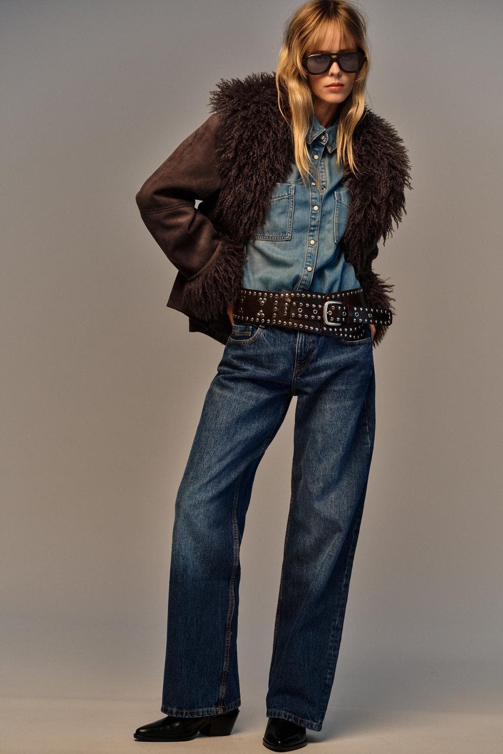 DOUBLE-SIDED FUR-EFFECT JACKET