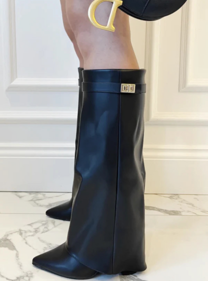 VERA | Botas altas elegantes con cremallera