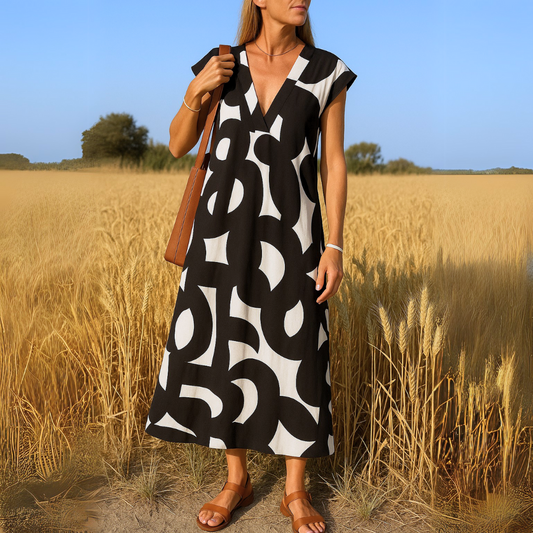 MARIA | Vestido geométrico