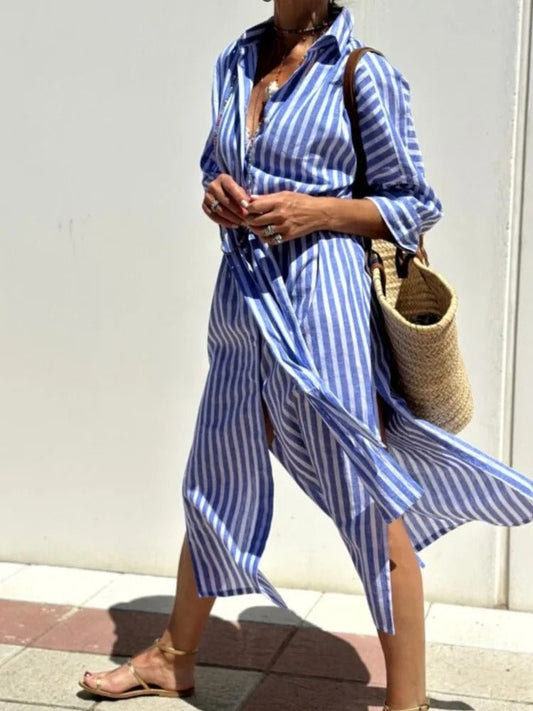 DENISE | Vestido rayas