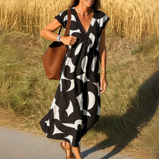 MARIA | Vestido geométrico