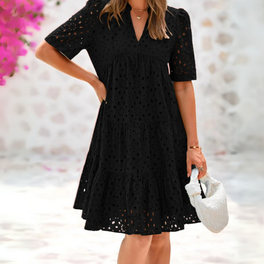 PAMELA | Vestido midi con encaje