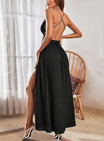 ALBA | Vestido Largo Negro