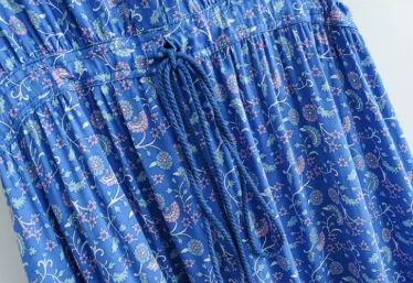 LILIBET | Vestido fresco azul