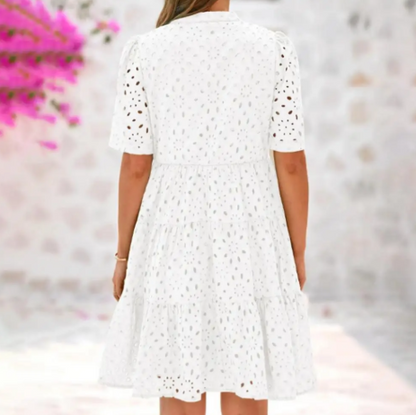 PAMELA | Vestido midi con encaje