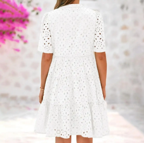 PAMELA | Vestido midi con encaje