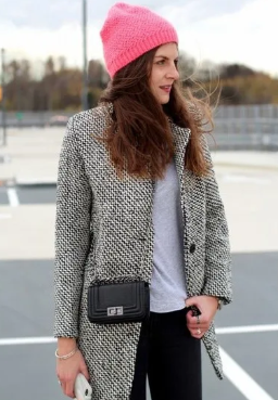 NAOMI | Abrigo elegante con textura