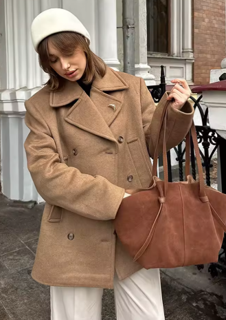 MANTECO | Abrigo de lana oversize