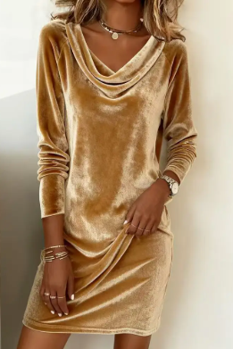 ETOILE | Vestido midi de terciopelo