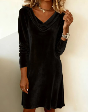 ETOILE | Vestido midi de terciopelo