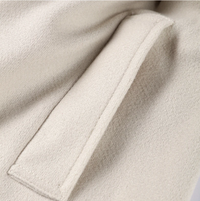 ABRIGO LANA SOLAPA EFECTO PELO