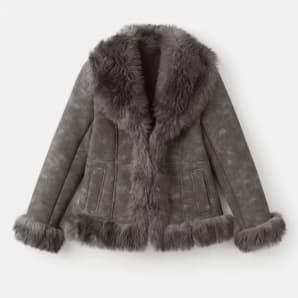 CHAQUETA EFECTO ANTE PELO