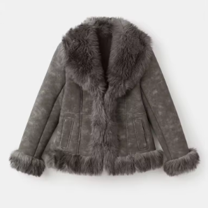 CHAQUETA EFECTO ANTE PELO