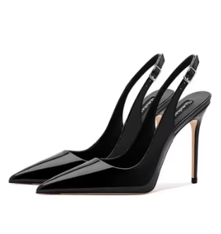 VIXEN | Stilettos charol con tobillera ajustable