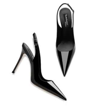 VIXEN | Stilettos charol con tobillera ajustable