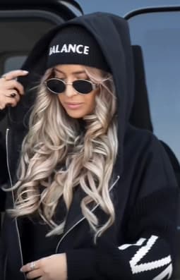 EMPIRE | Abrigo largo punto grueso con capucha