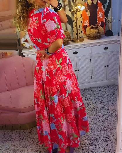 CARINA | Vestido largo floral