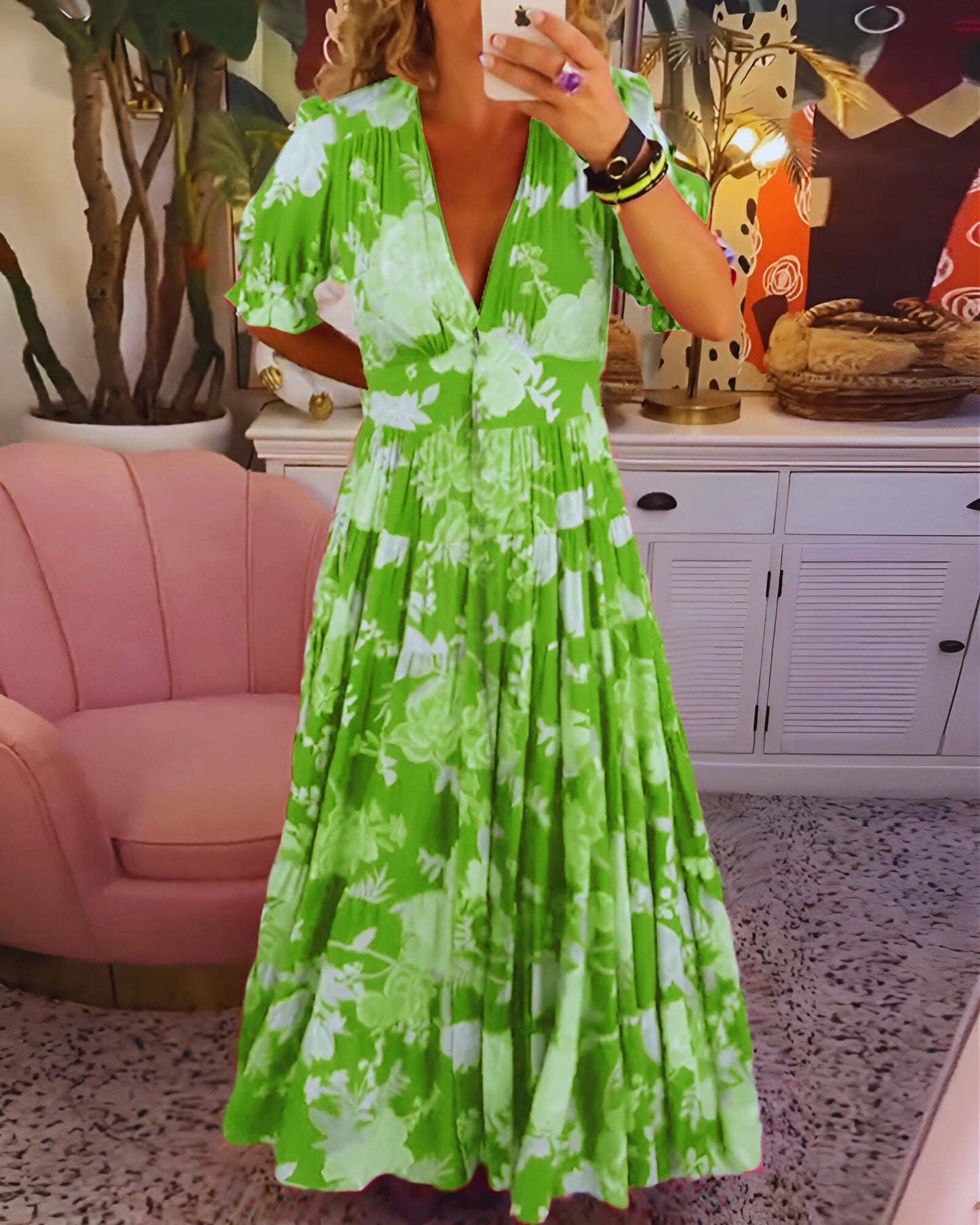 CARINA | Vestido largo floral