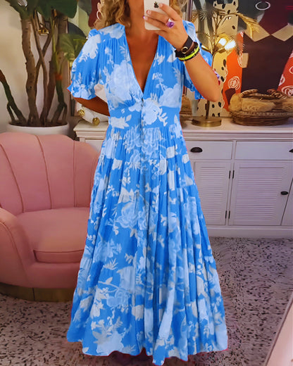 CARINA | Vestido largo floral