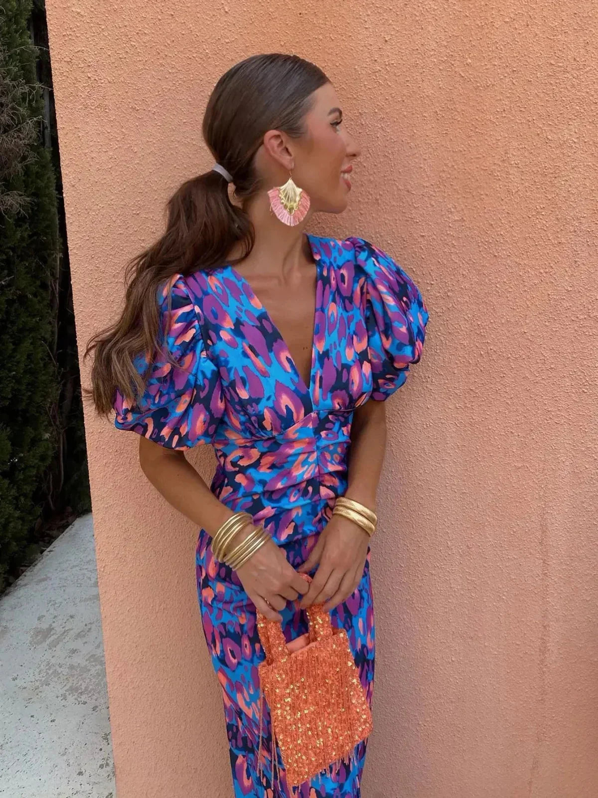 MARISOL | Vestido con pliegues