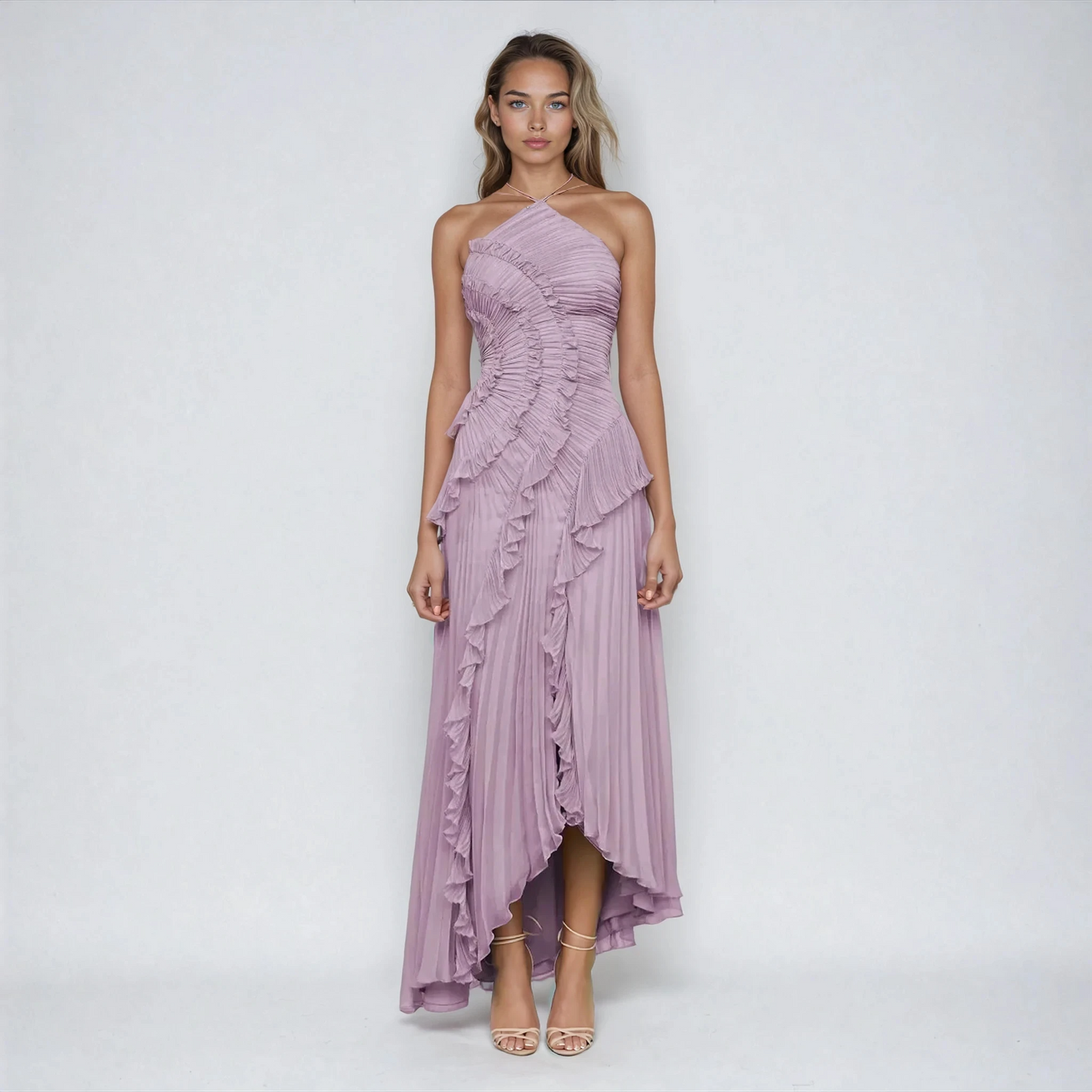 DELFINA | Vestido drapeado