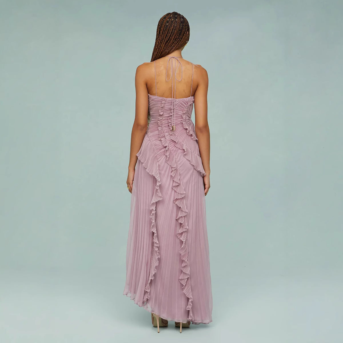 DELFINA | Vestido drapeado