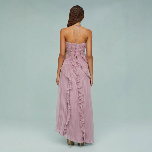 DELFINA | Vestido drapeado