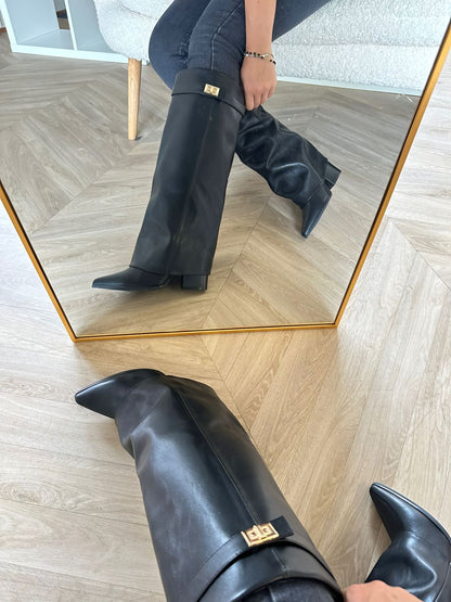 VERA | Botas altas elegantes con cremallera