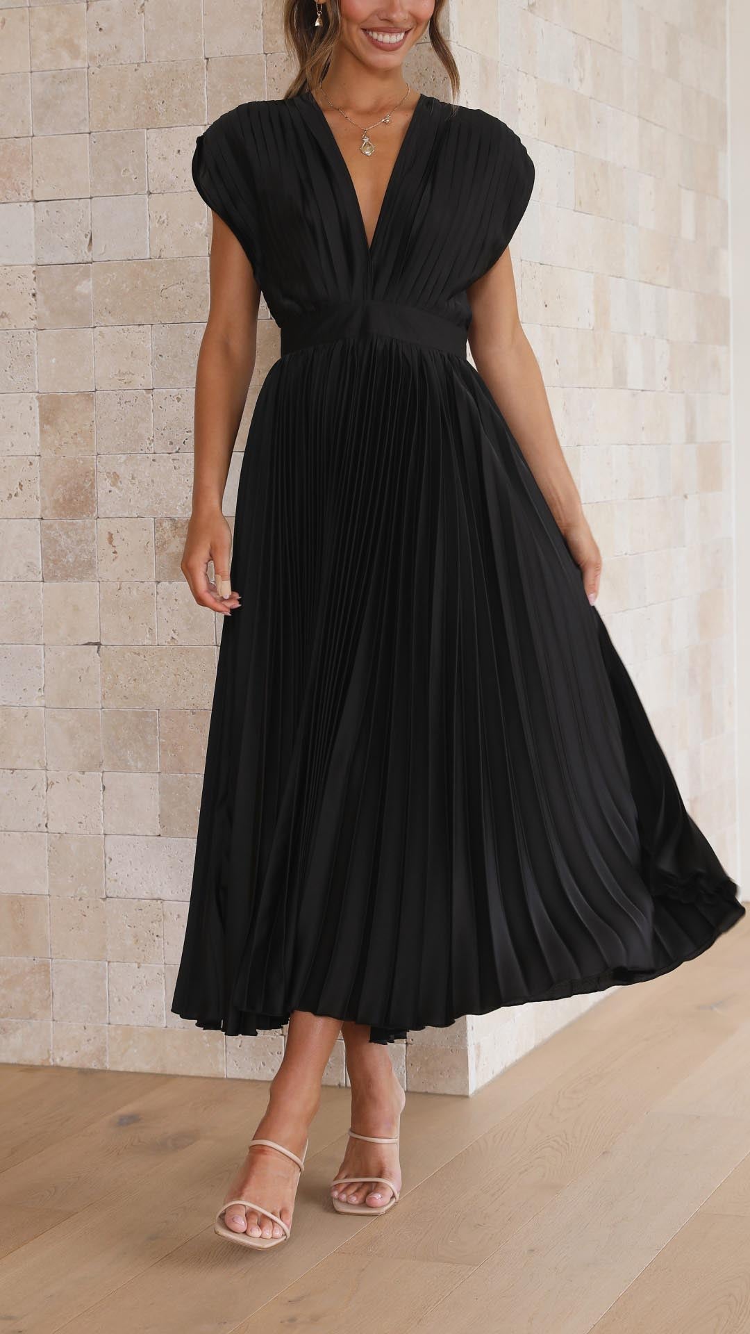 MARIANA | Vestido Plisado