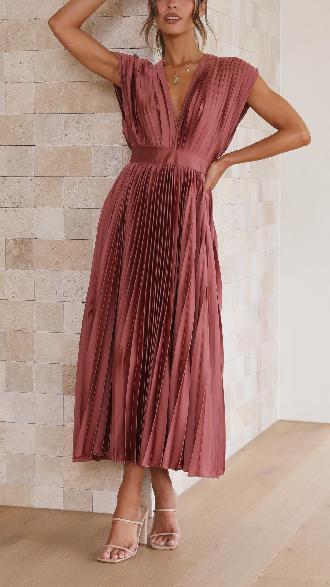 MARIANA | Vestido Plisado