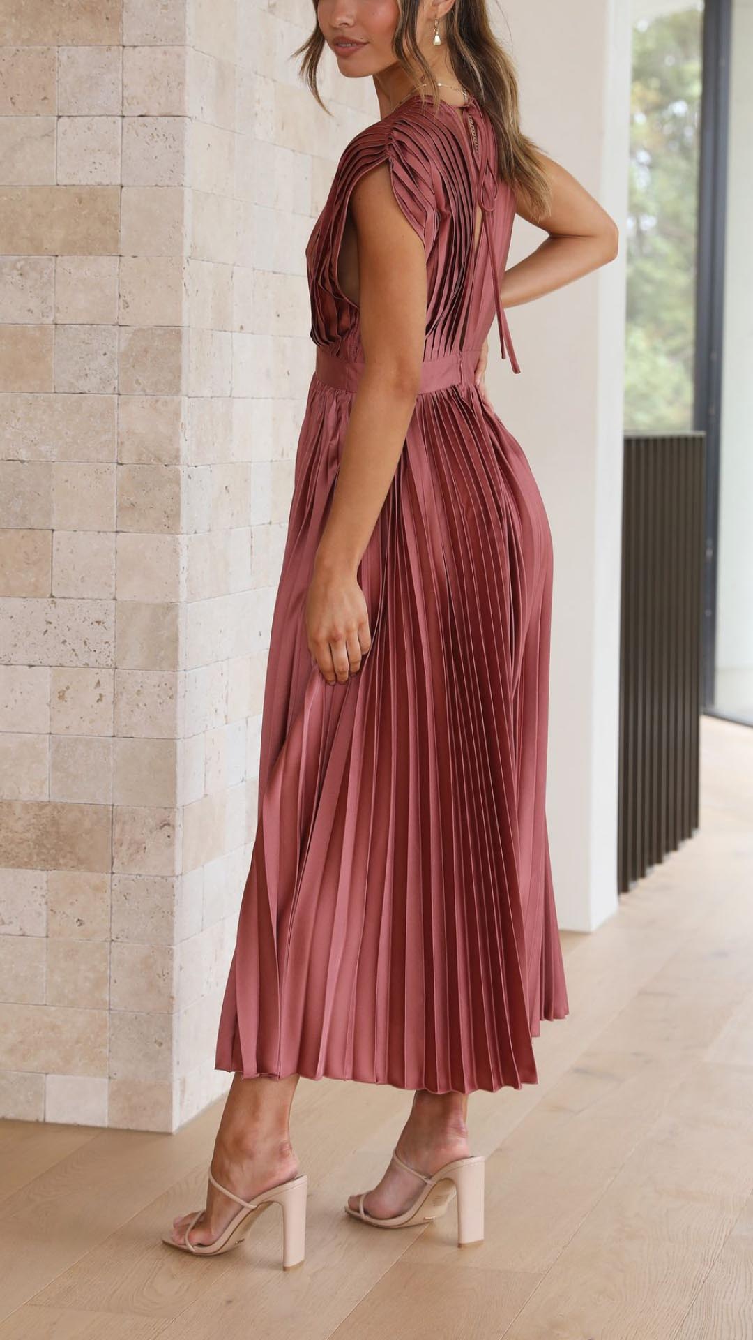 MARIANA | Vestido Plisado