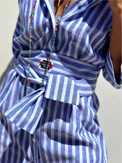 DENISE | Vestido rayas