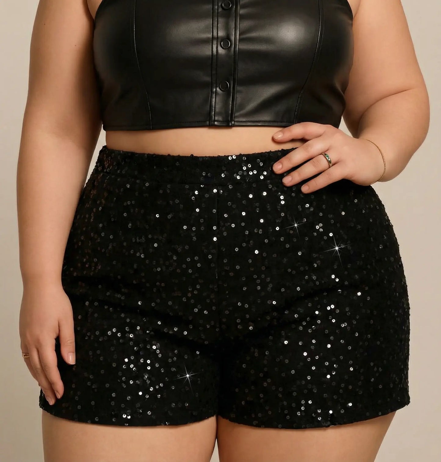SPARK | Pantalón corto lentejuelas