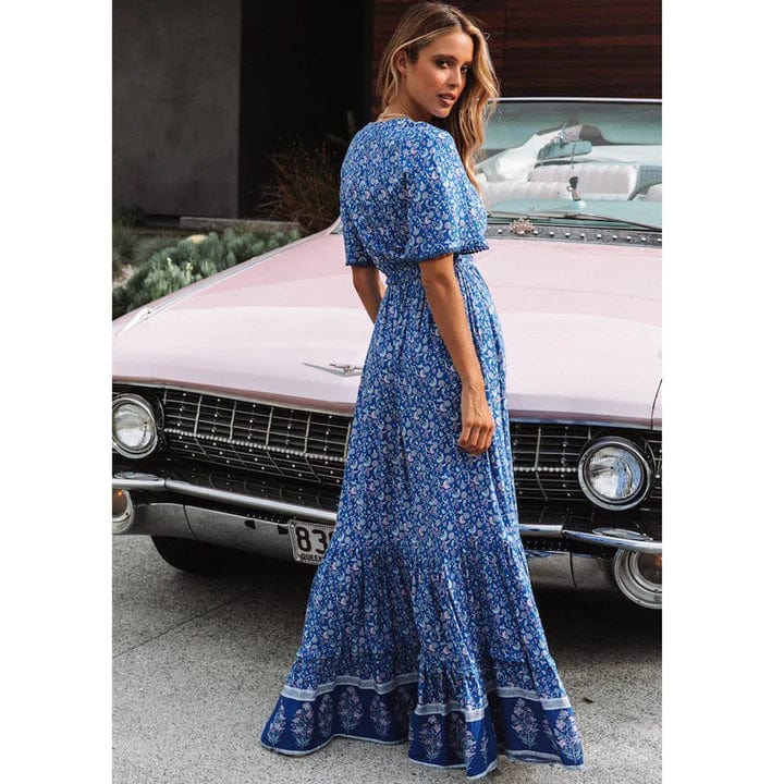 LILIBET | Vestido fresco azul