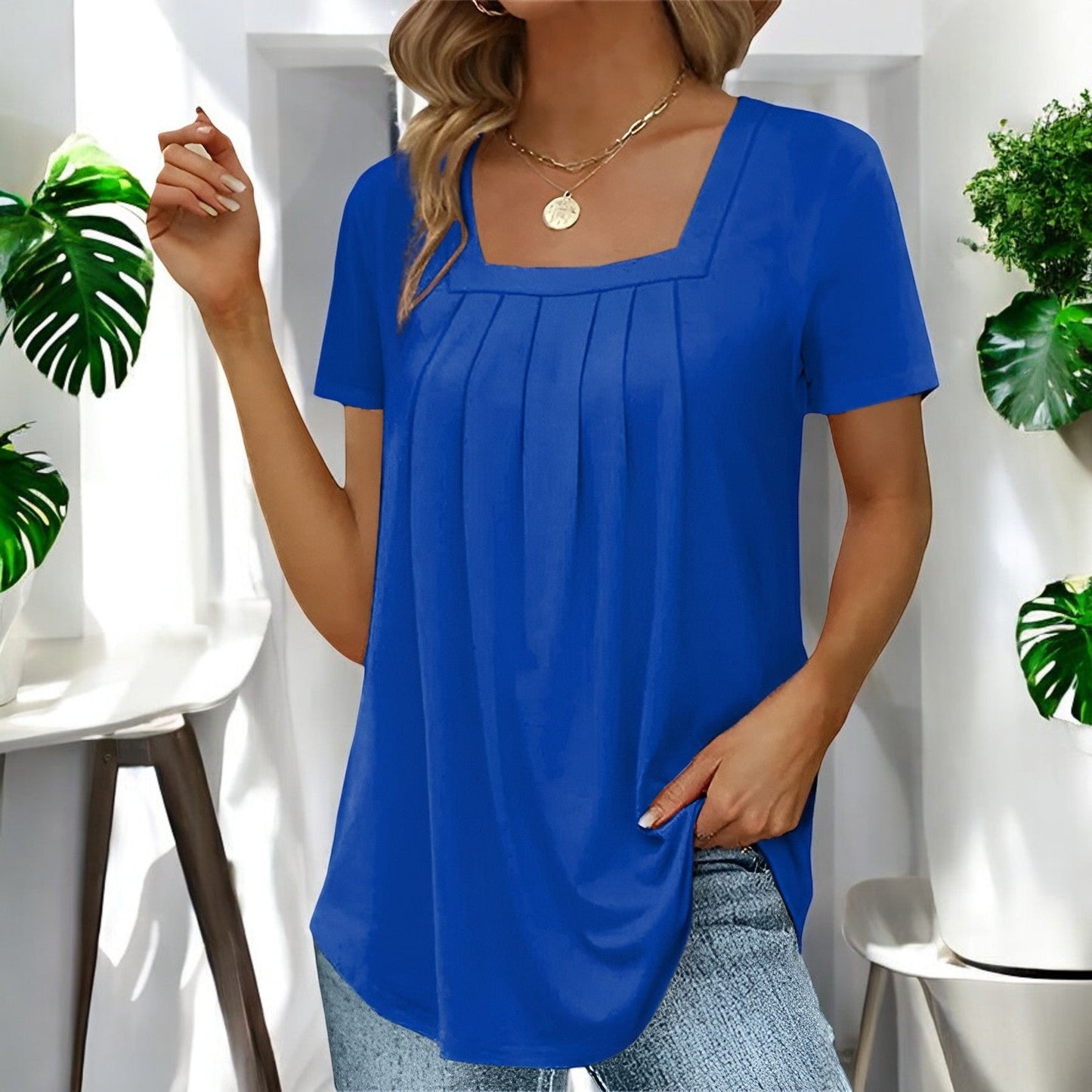 SABRINA | Blusa plisada