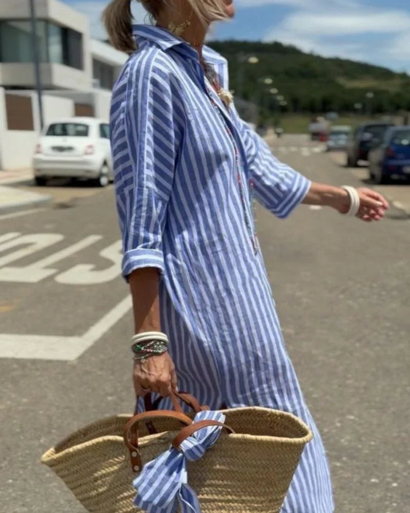 DENISE | Vestido rayas
