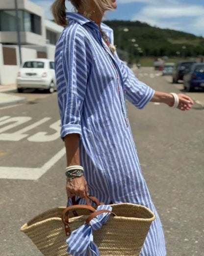 DENISE | Vestido rayas