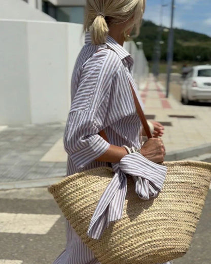 DENISE | Vestido rayas