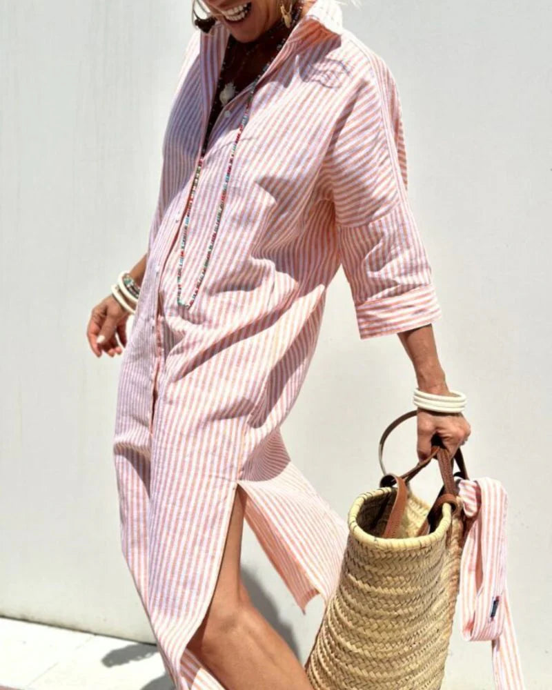 DENISE | Vestido rayas