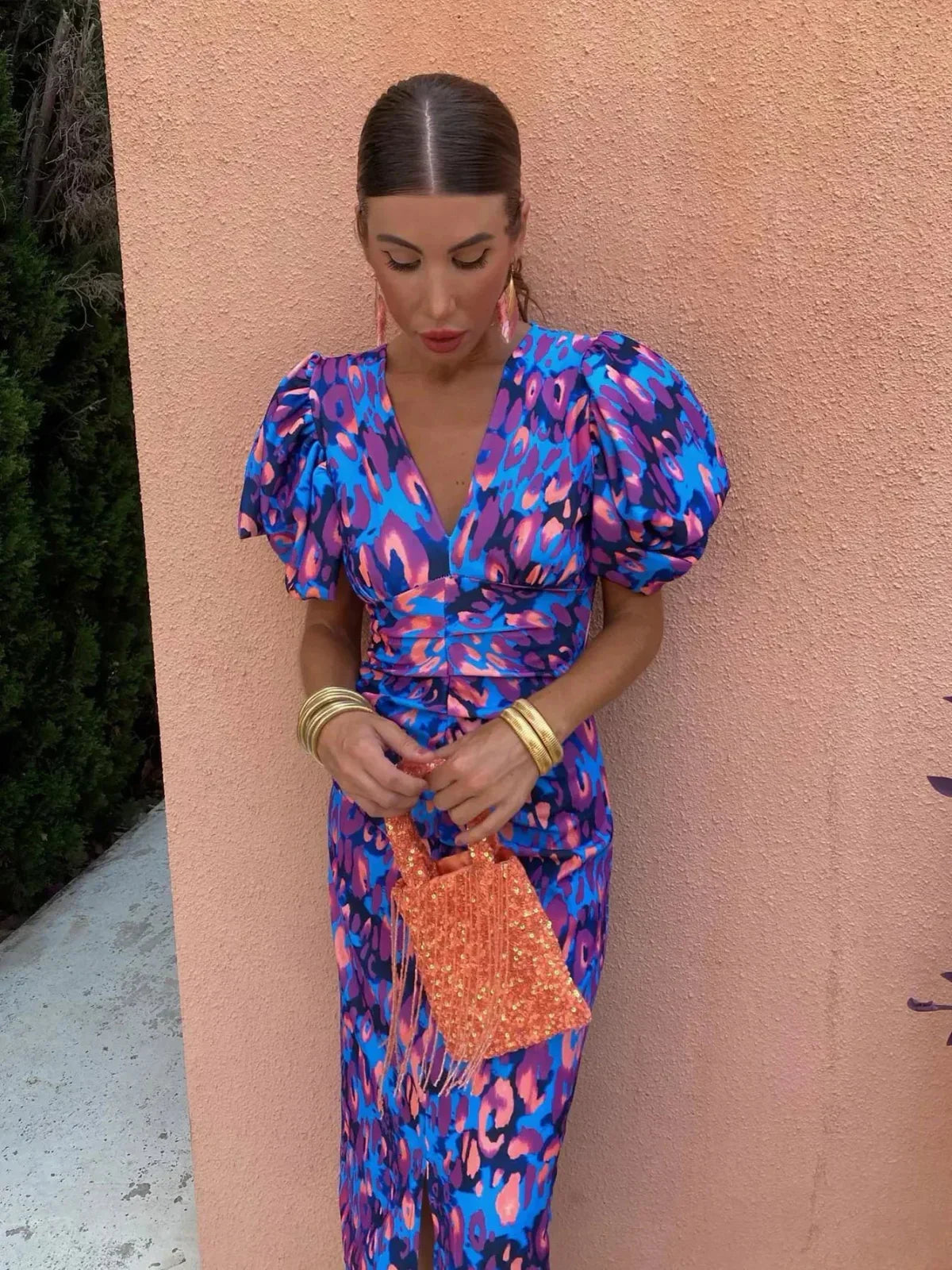 MARISOL | Vestido con pliegues