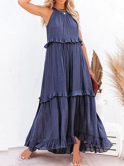 JUSTINA | Vestido con volantes