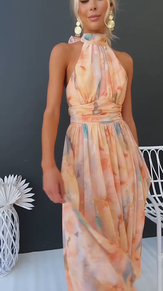 AGATA | Vestido maxi con espalda descubierta