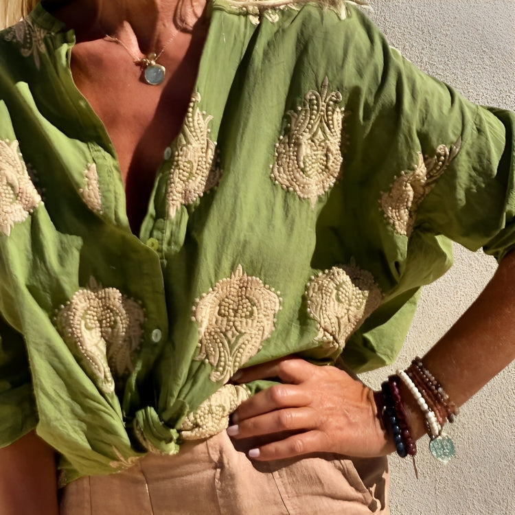 LINA | Blusa boho-chic