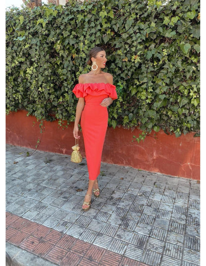 ADELA | Vestido con volantes