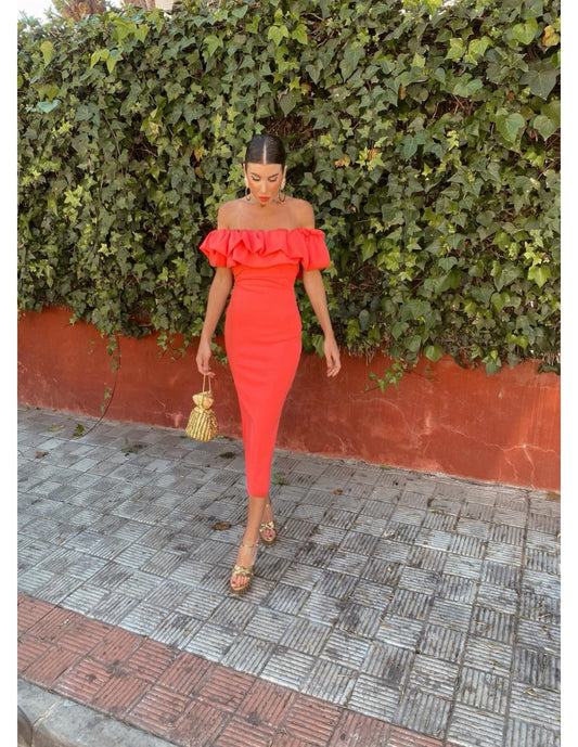 ADELA | Vestido con volantes