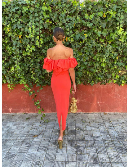 ADELA | Vestido con volantes